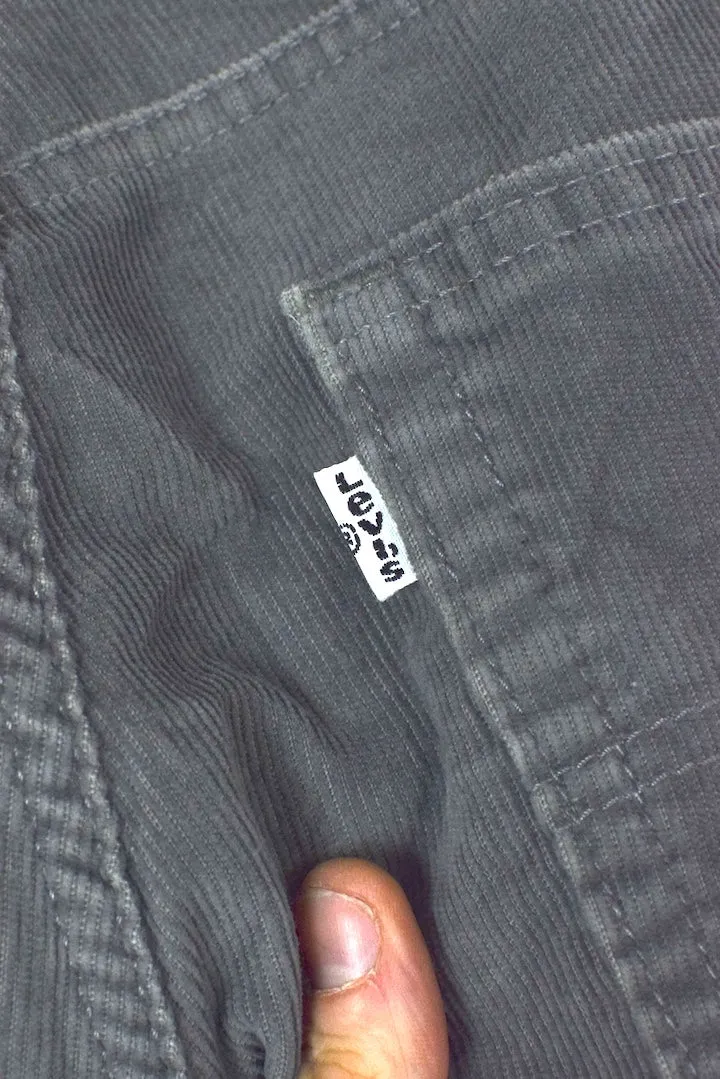 Grey Levi Strauss Brand Corduroy Pants