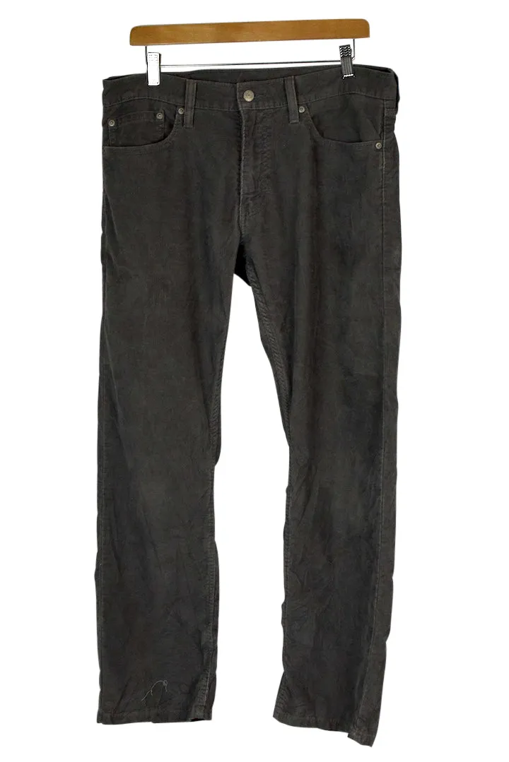Grey Levi Strauss Brand Corduroy Pants