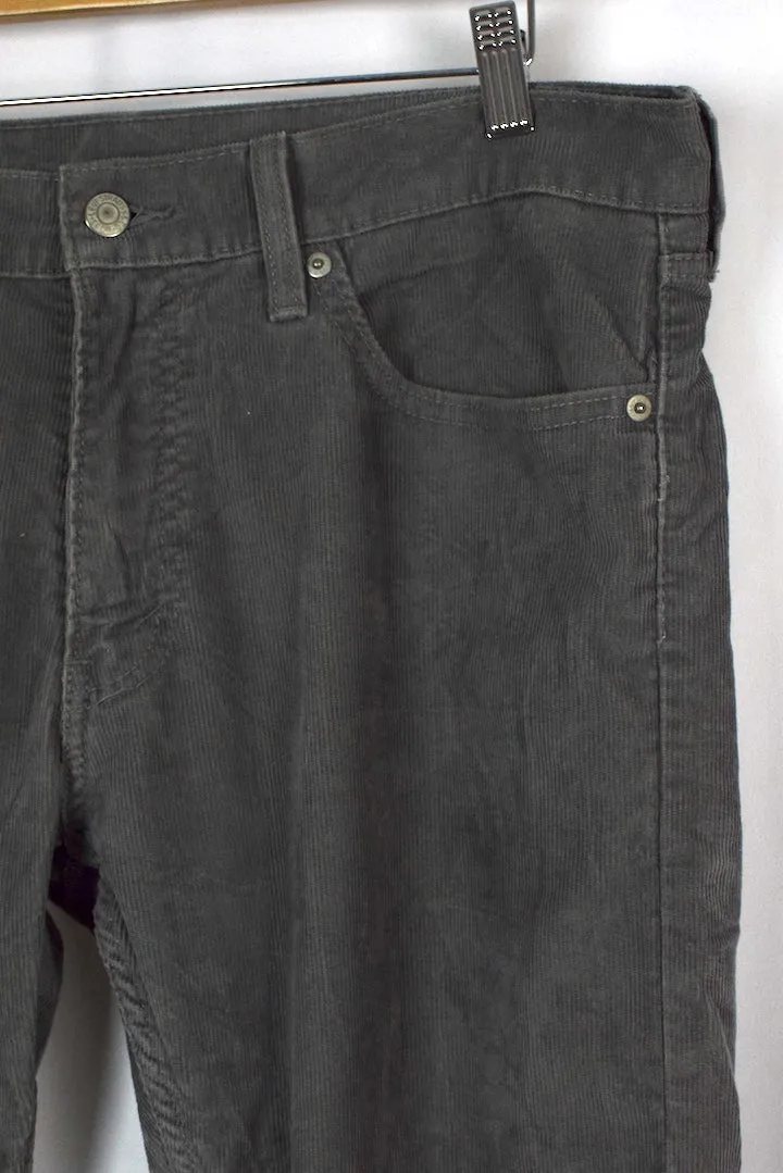 Grey Levi Strauss Brand Corduroy Pants