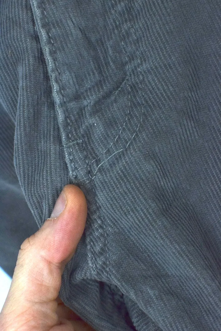 Grey Levi Strauss Brand Corduroy Pants