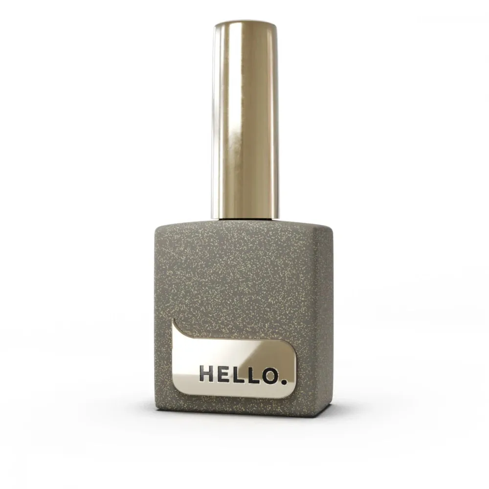 HELLO GOLD FLAKES GLOSSY TOP 15 ML HL-TS15-204