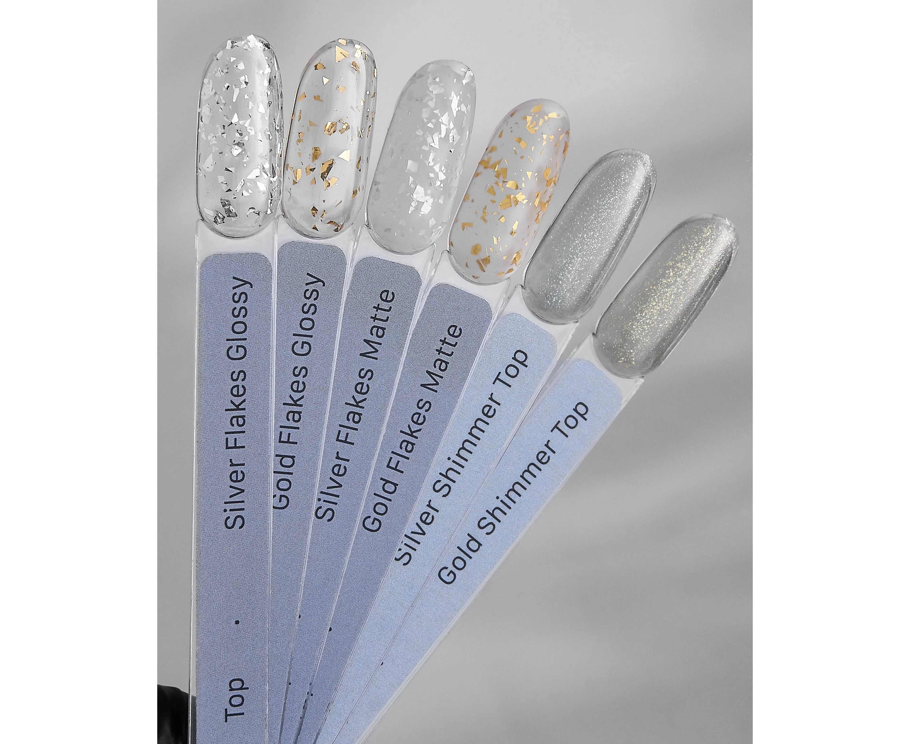 HELLO GOLD FLAKES MATTE TOP 15 ML HL-TM15-304