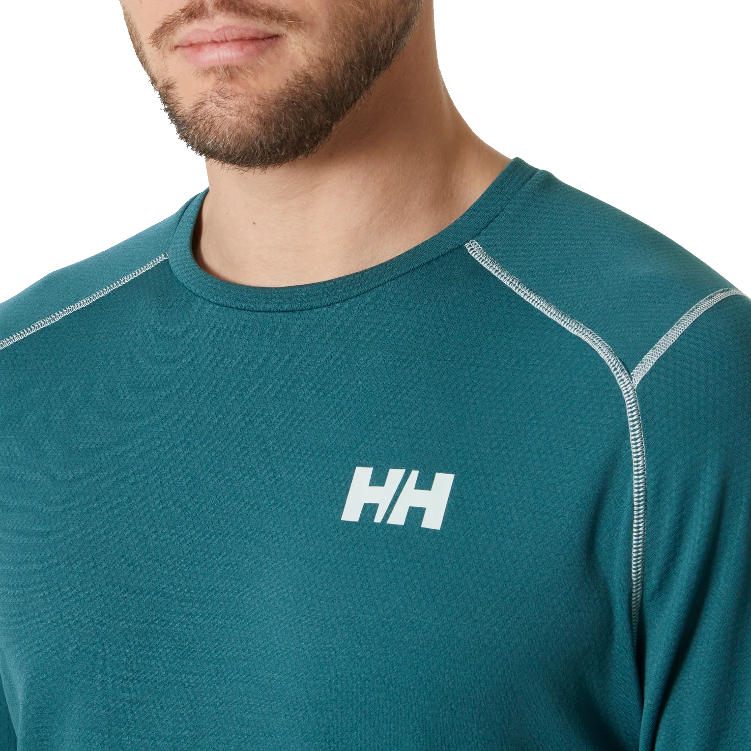 Helly Hansen Men's Lifa Active Long Sleeve Crew Neck Base Layer Top (Dark Creek)