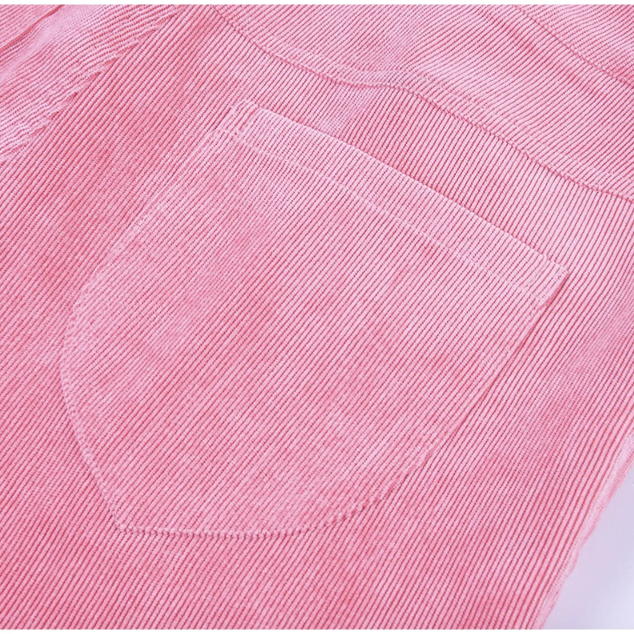 High Waist Corduroy Stretch Flare Pants