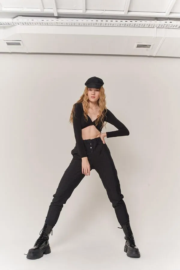 HLLY Women Sancho Pants Black - Torres Novas