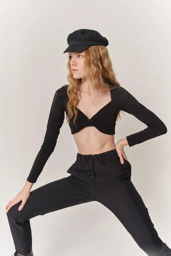 HLLY Women Sancho Pants Black - Torres Novas