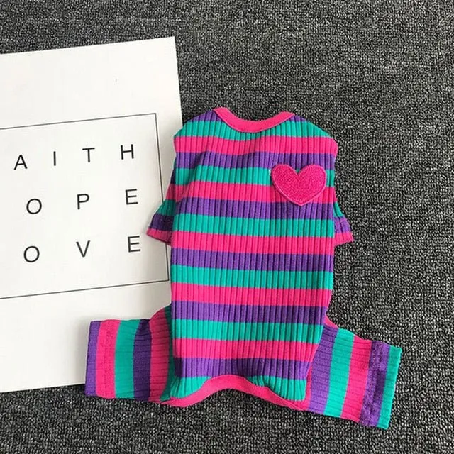 Hued Heart Long Johns