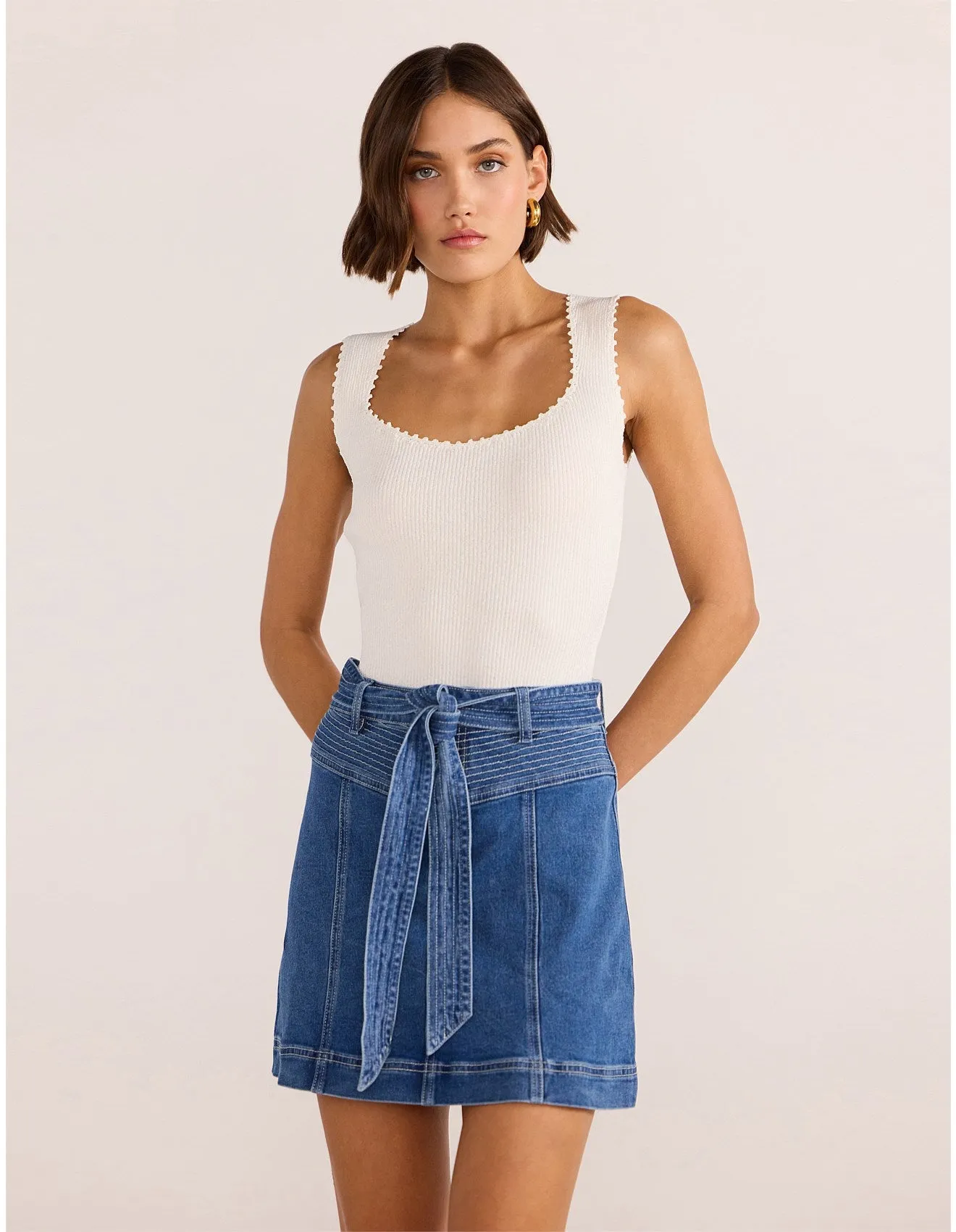 ISLA BOUCLE KNIT TANK
