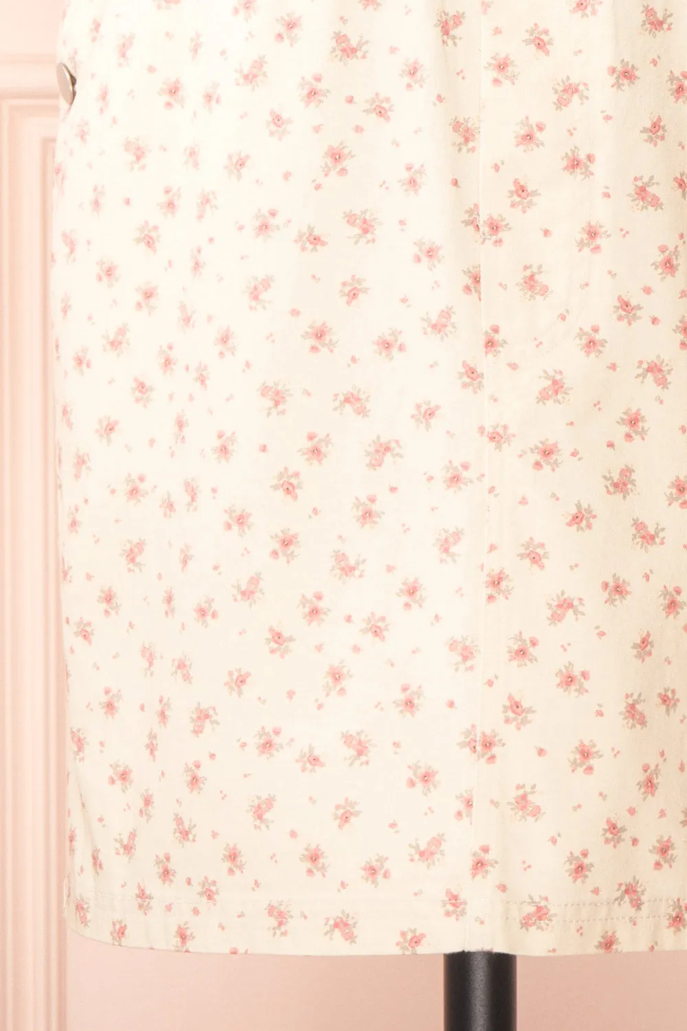 Kida | Short Floral Overall Dress