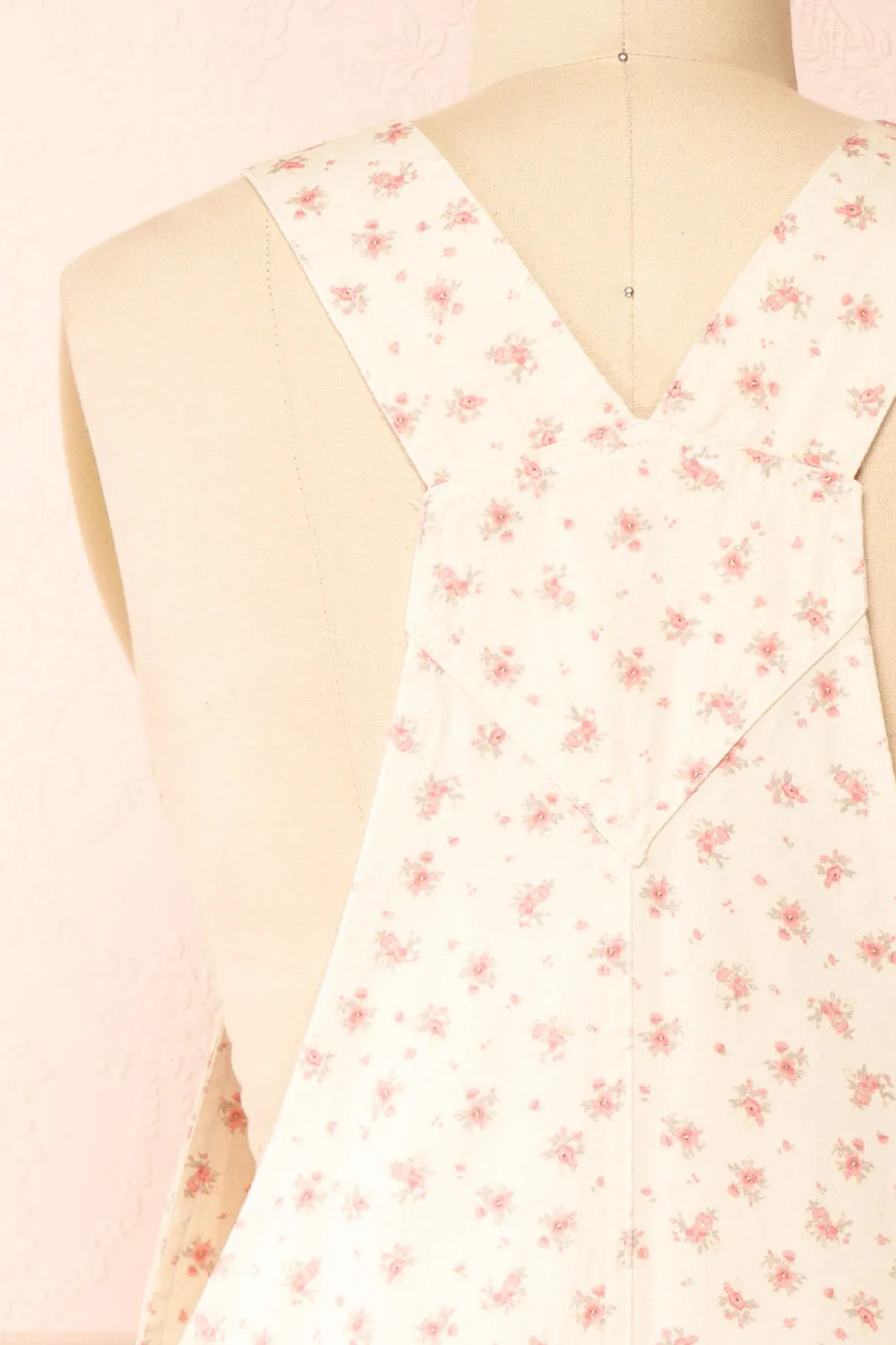 Kida | Short Floral Overall Dress