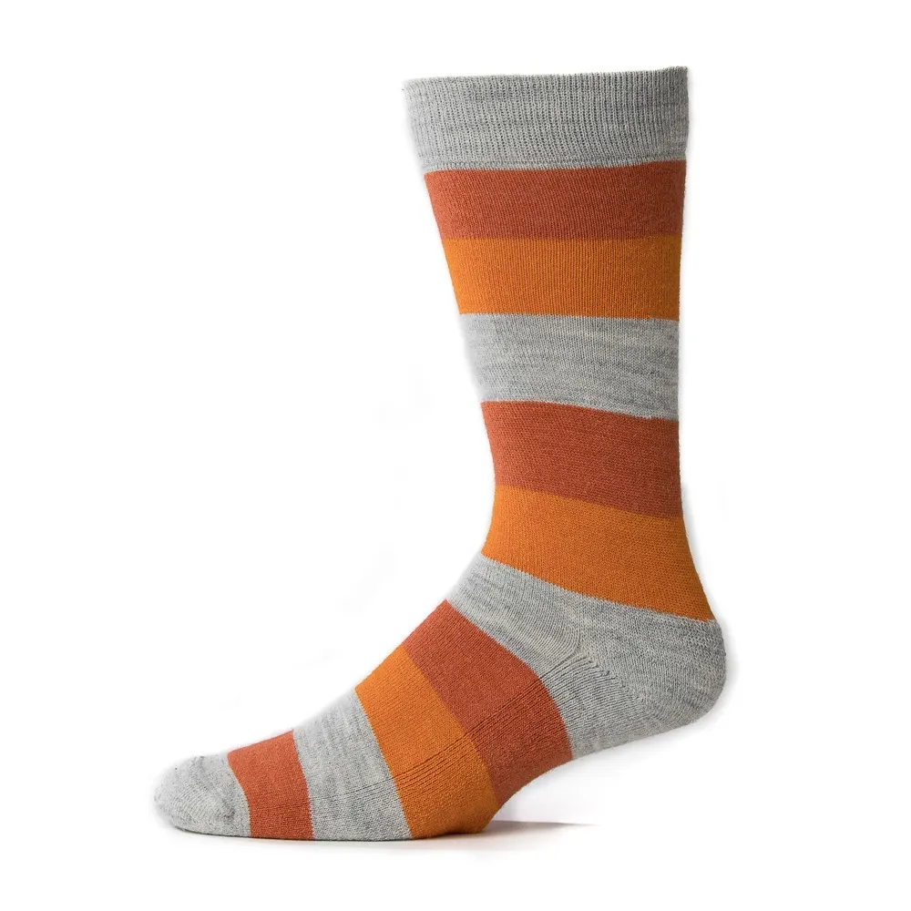 Kids' Striped Alpaca Hiker Socks
