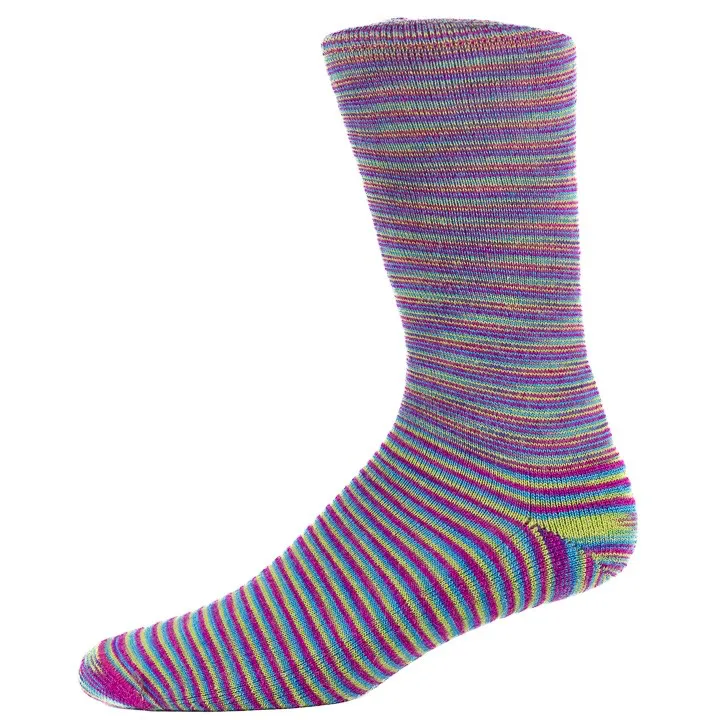 Kids' Striped Alpaca Hiker Socks