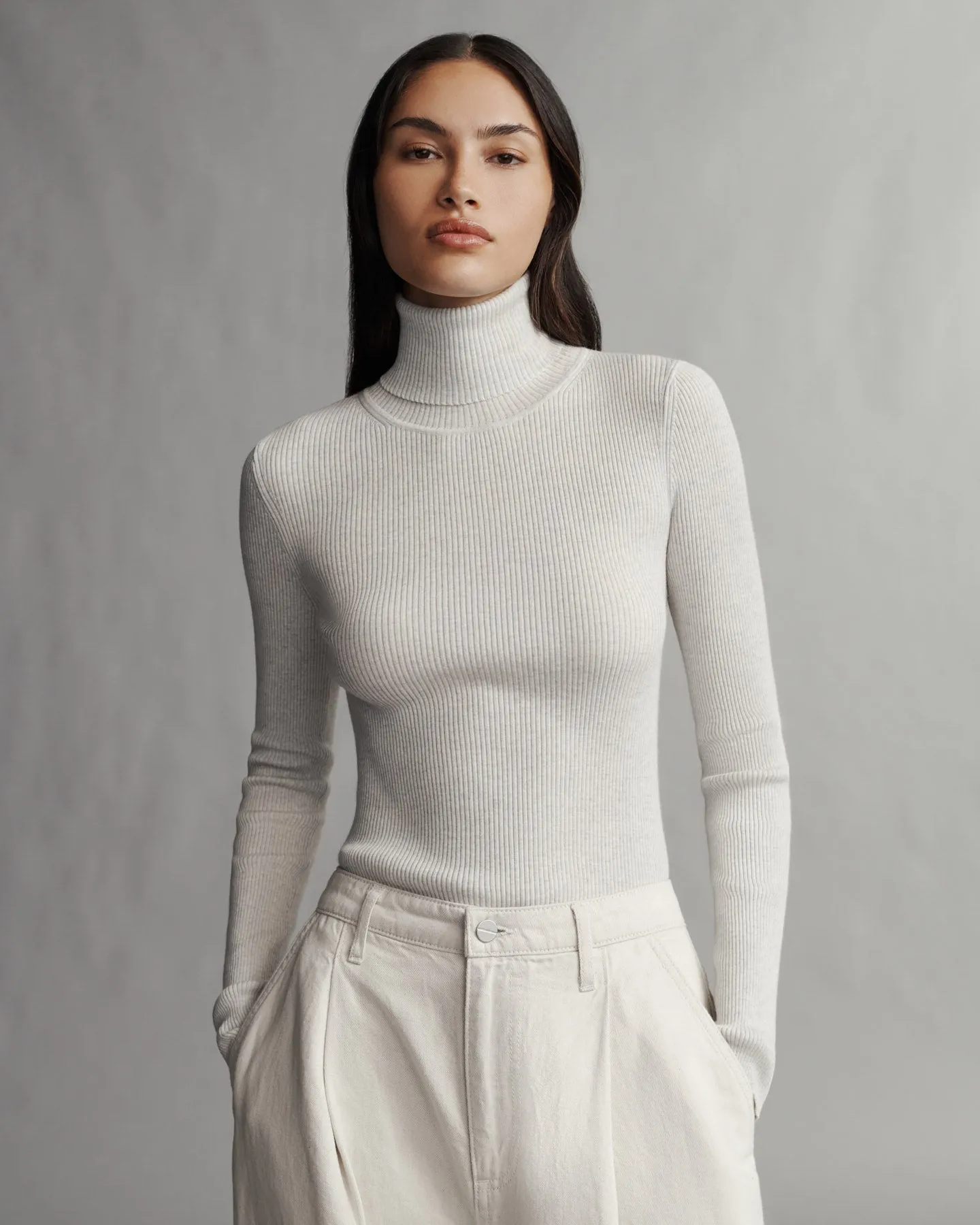 Knit Turtleneck in Merino Wool