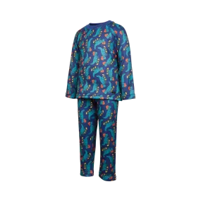 Kombi Velvet Fleece Childrens Base Layer Set - Gaming Dino
