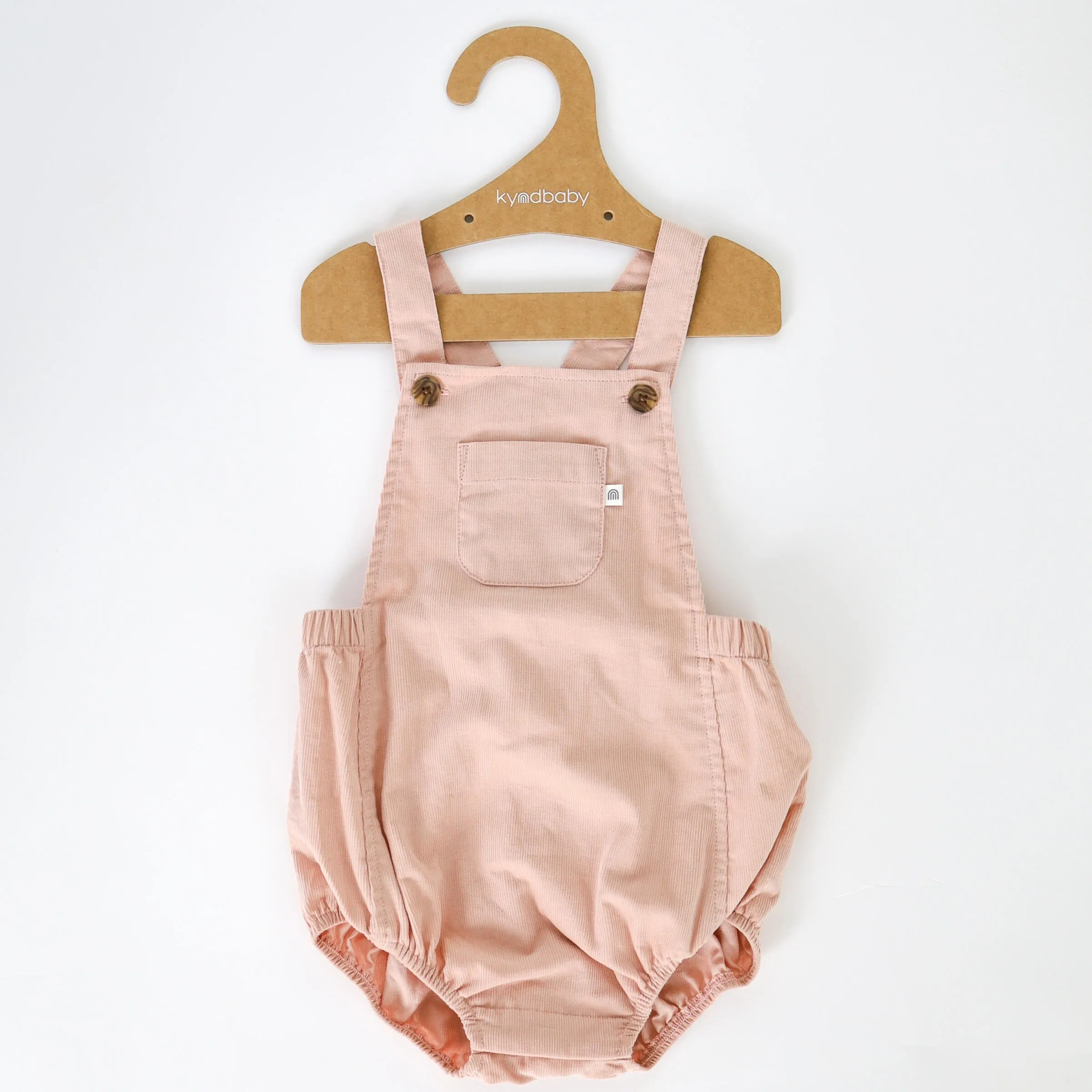 KYND Baby Cord Overall (Blush)