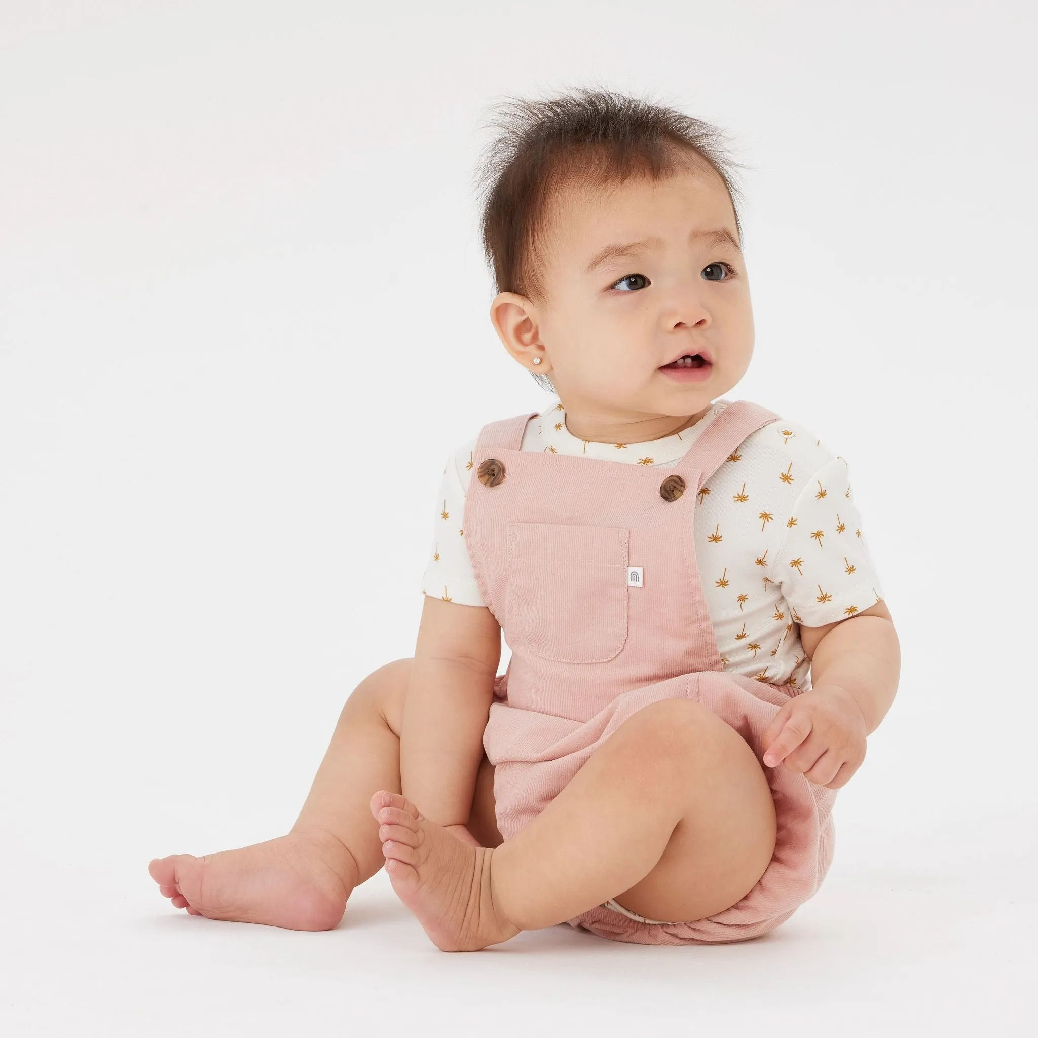KYND Baby Cord Overall (Blush)
