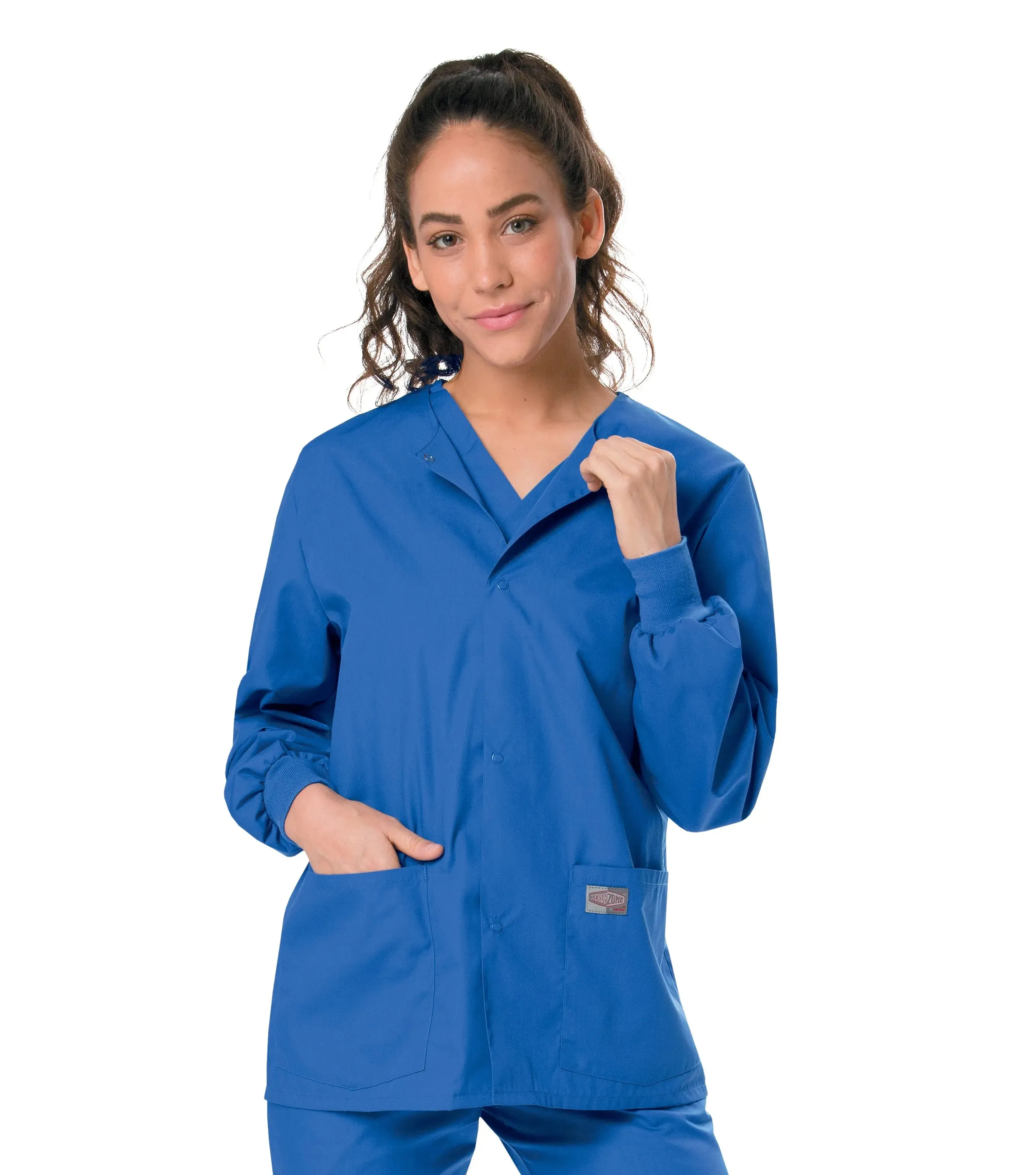 Landau Scrub Zone Unisex Warm-Up Scrub Jacket