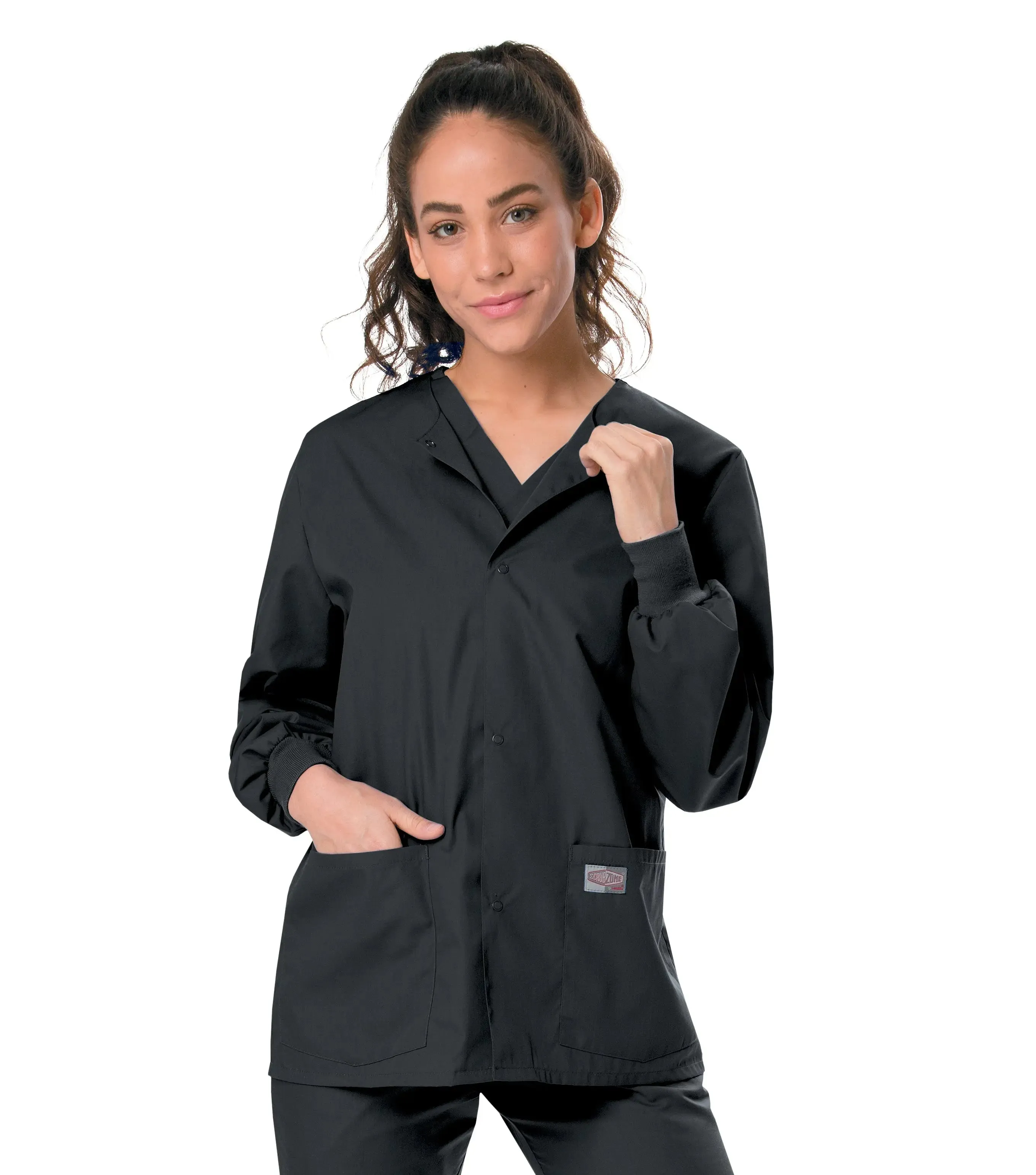 Landau Scrub Zone Unisex Warm-Up Scrub Jacket