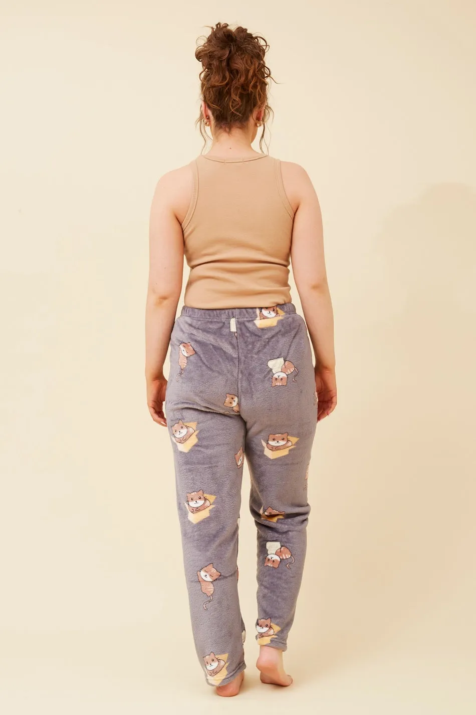 LEE ANIMAL PRINT PLUSH PYJAMA PANTS
