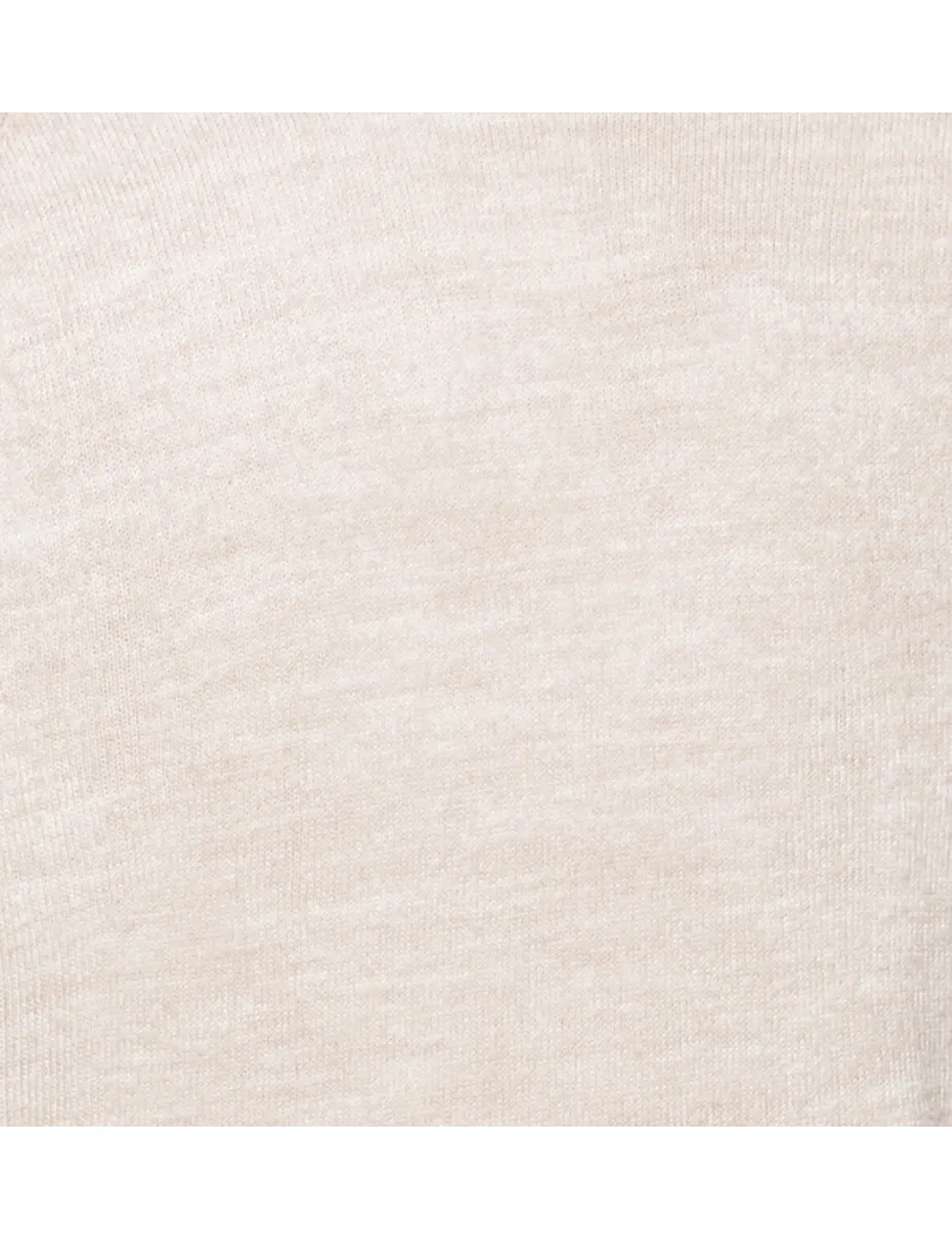 Light Brown Polo Neck Jumper - L
