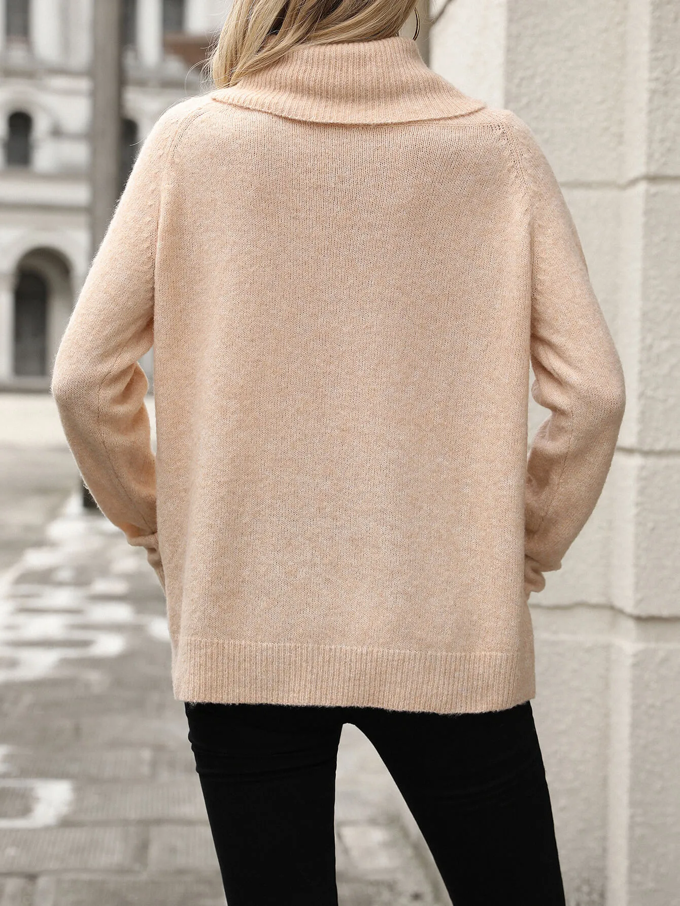 Long Sleeves Sexy Knit Jumper Sweater