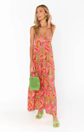 Long Weekend Maxi Dress - Paradise Palms