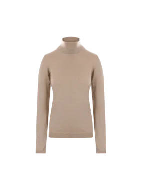Lurex Knit Turtleneck Sweater