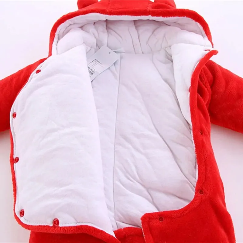 LZH Baby Winter Overall  Long Sleeve Infant Clothing