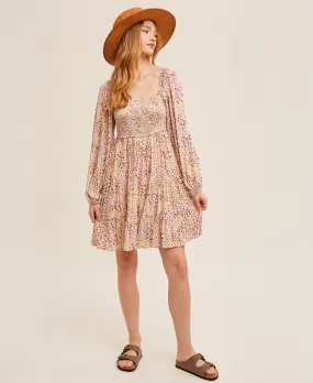 Maeve Bell Sleeve Babydoll Dress