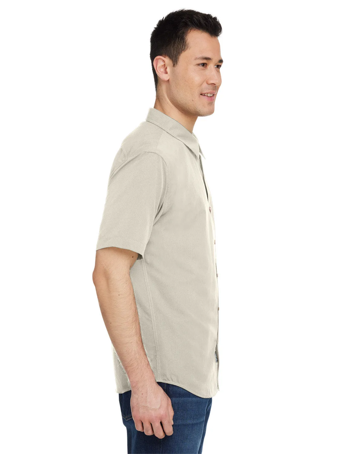 Marmot Men's Aerobora Short-Sleeve Woven, Sandbar