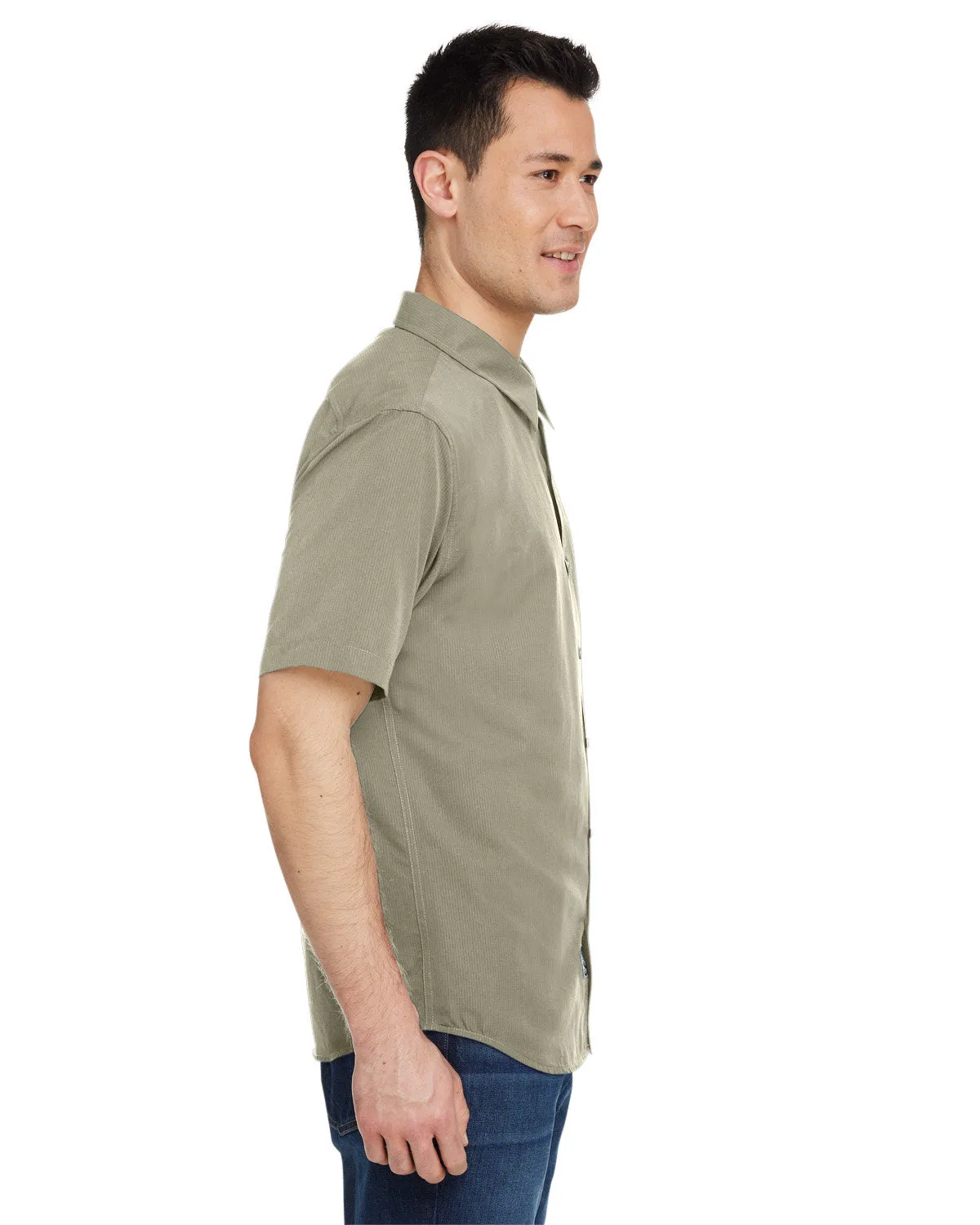 Marmot Men's Aerobora Short-Sleeve Woven, Vetiver