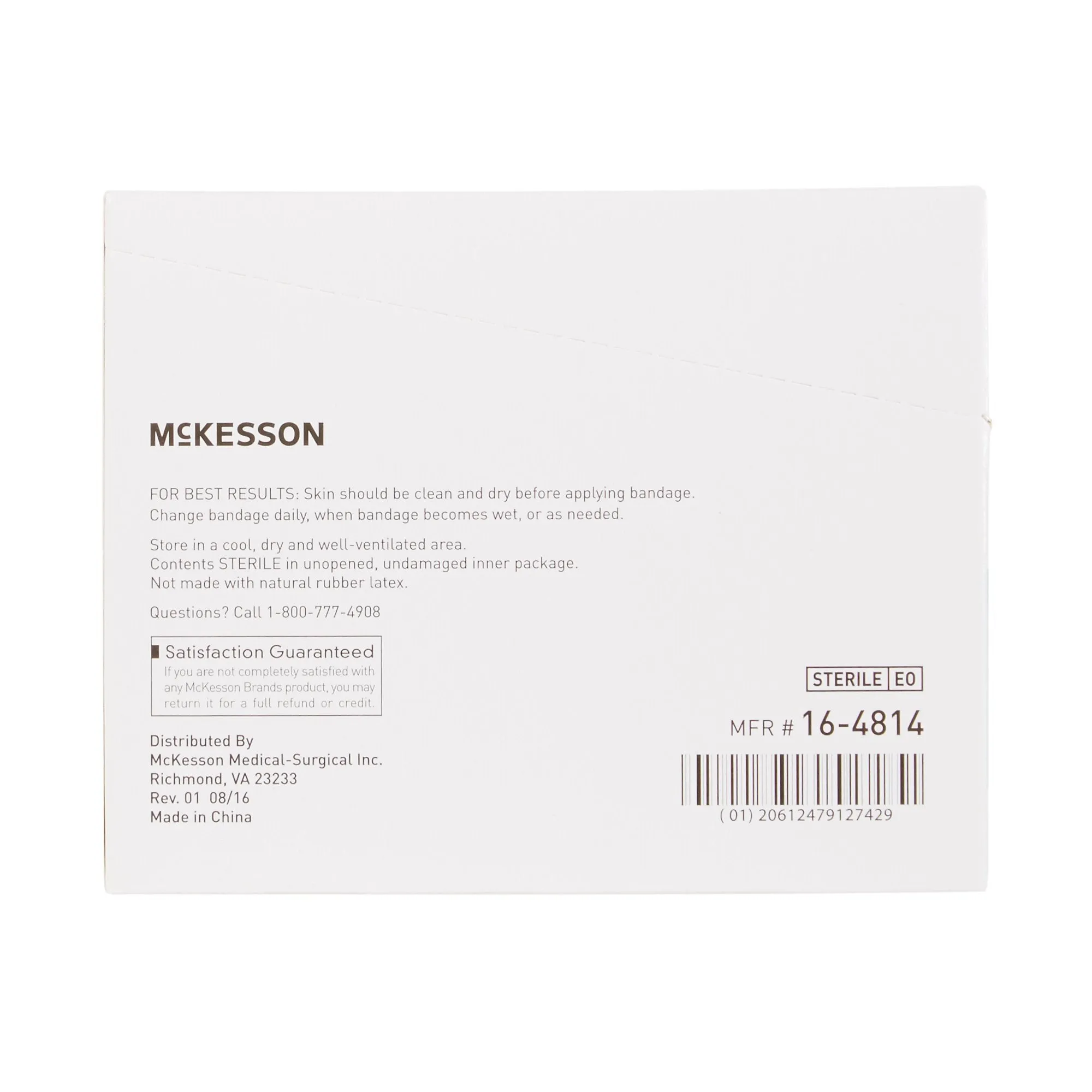 McKesson Knuckle Tan Adhesive Strip, 1-1/2 x 3 Inch