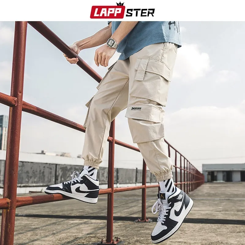 Men's Black Embroidery Joggers Pants