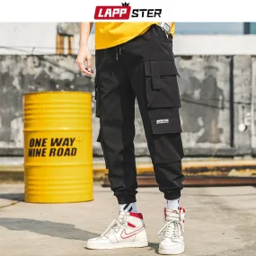 Men's Black Embroidery Joggers Pants