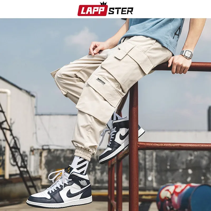 Men's Black Embroidery Joggers Pants