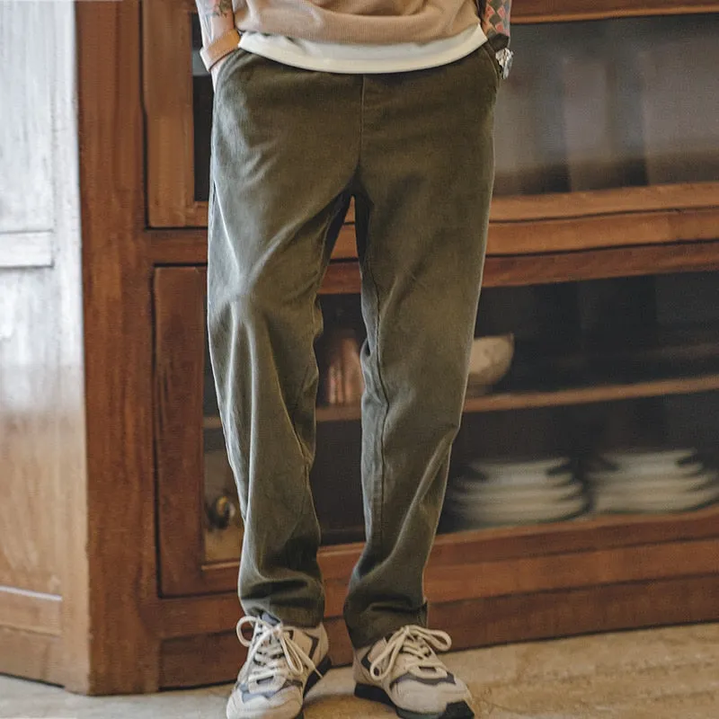 Men's Retro Corduroy Casual Pants