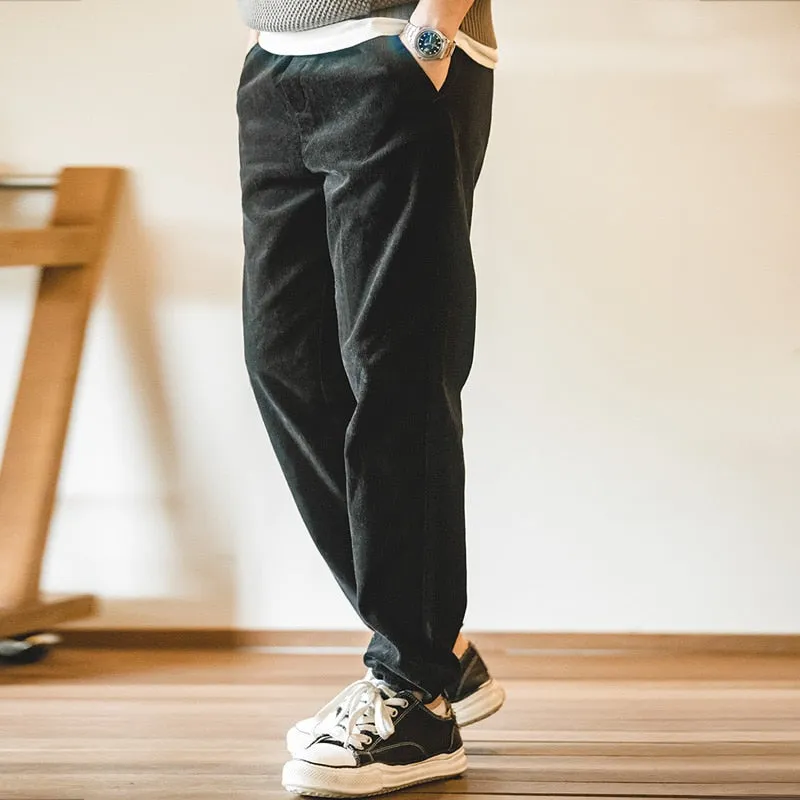 Men's Retro Corduroy Casual Pants
