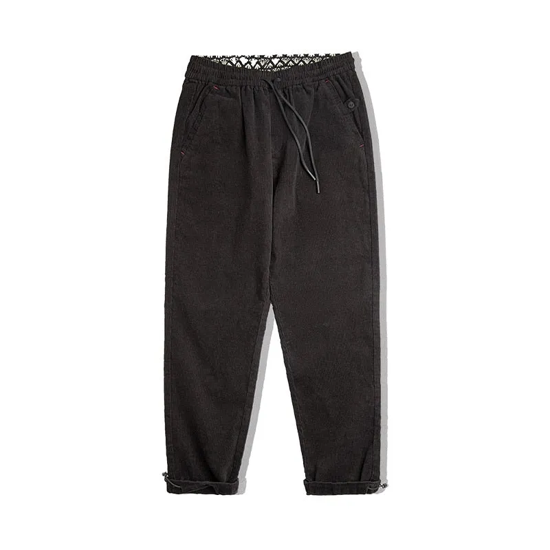 Men's Retro Corduroy Casual Pants