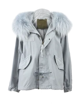 Mini Parka With Fur Hood