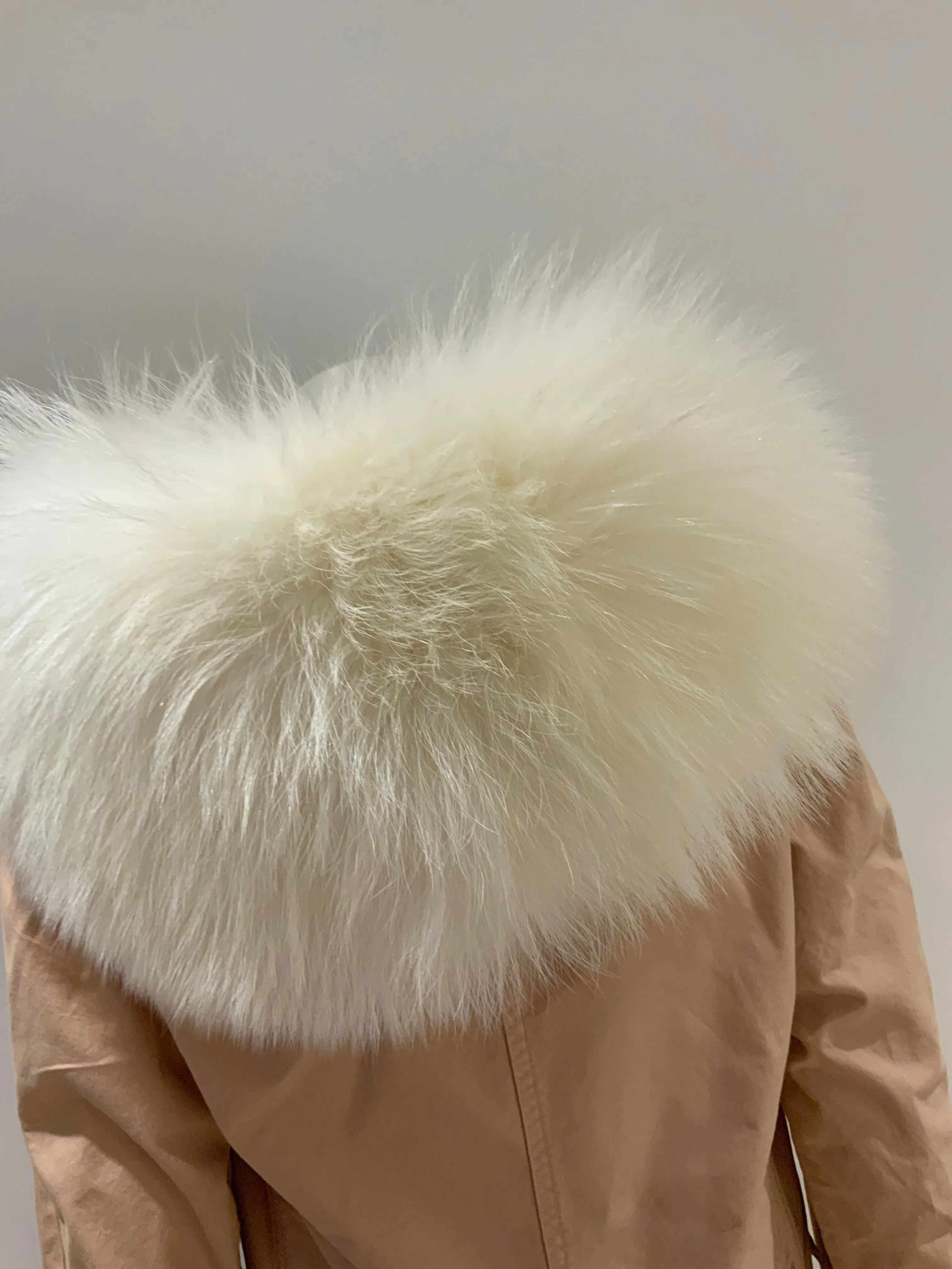 Mr & Mrs Italy Parka Fur Hooded Parka JACKET Size XS ladies