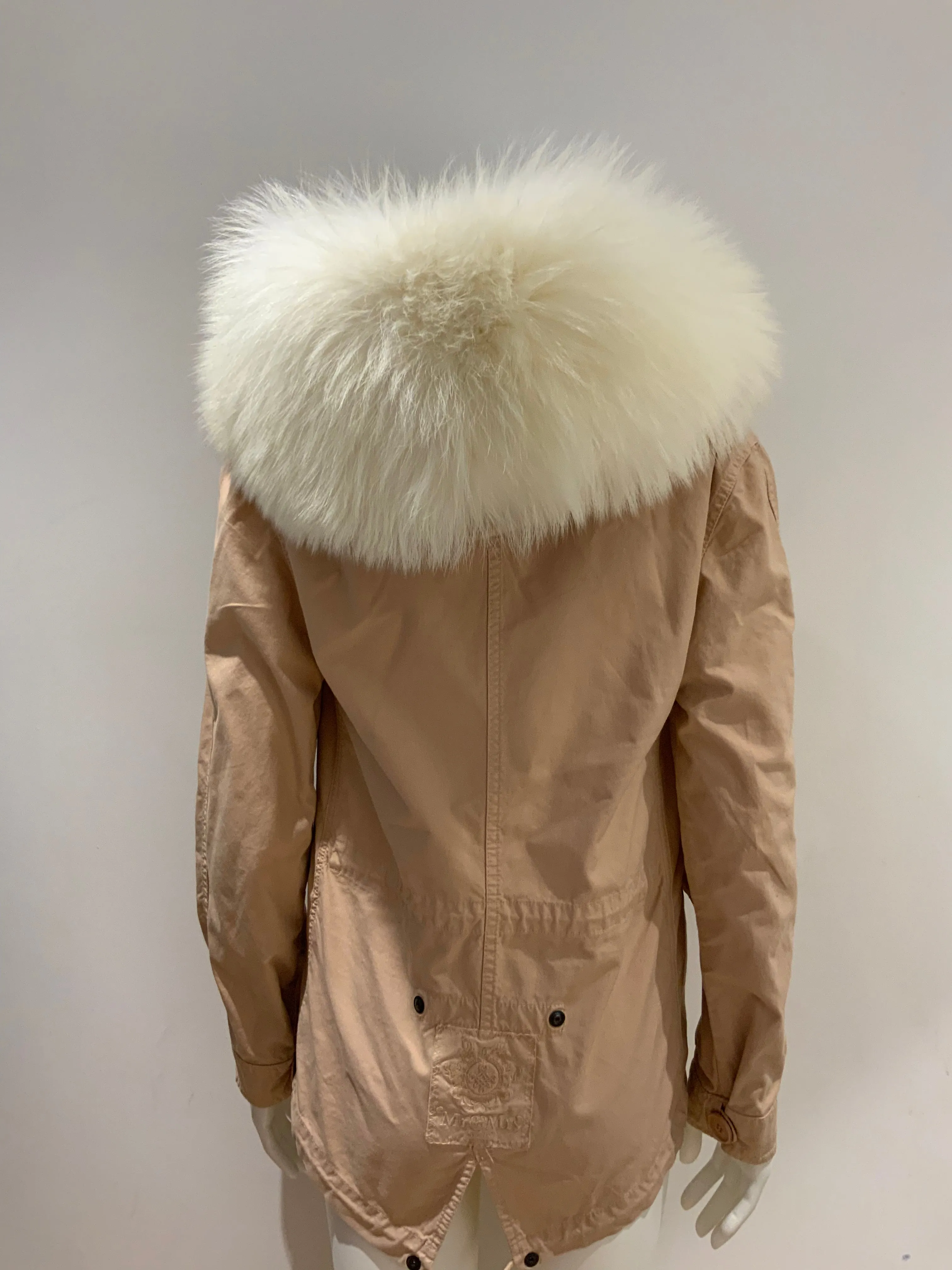 Mr & Mrs Italy Parka Fur Hooded Parka JACKET Size XS ladies