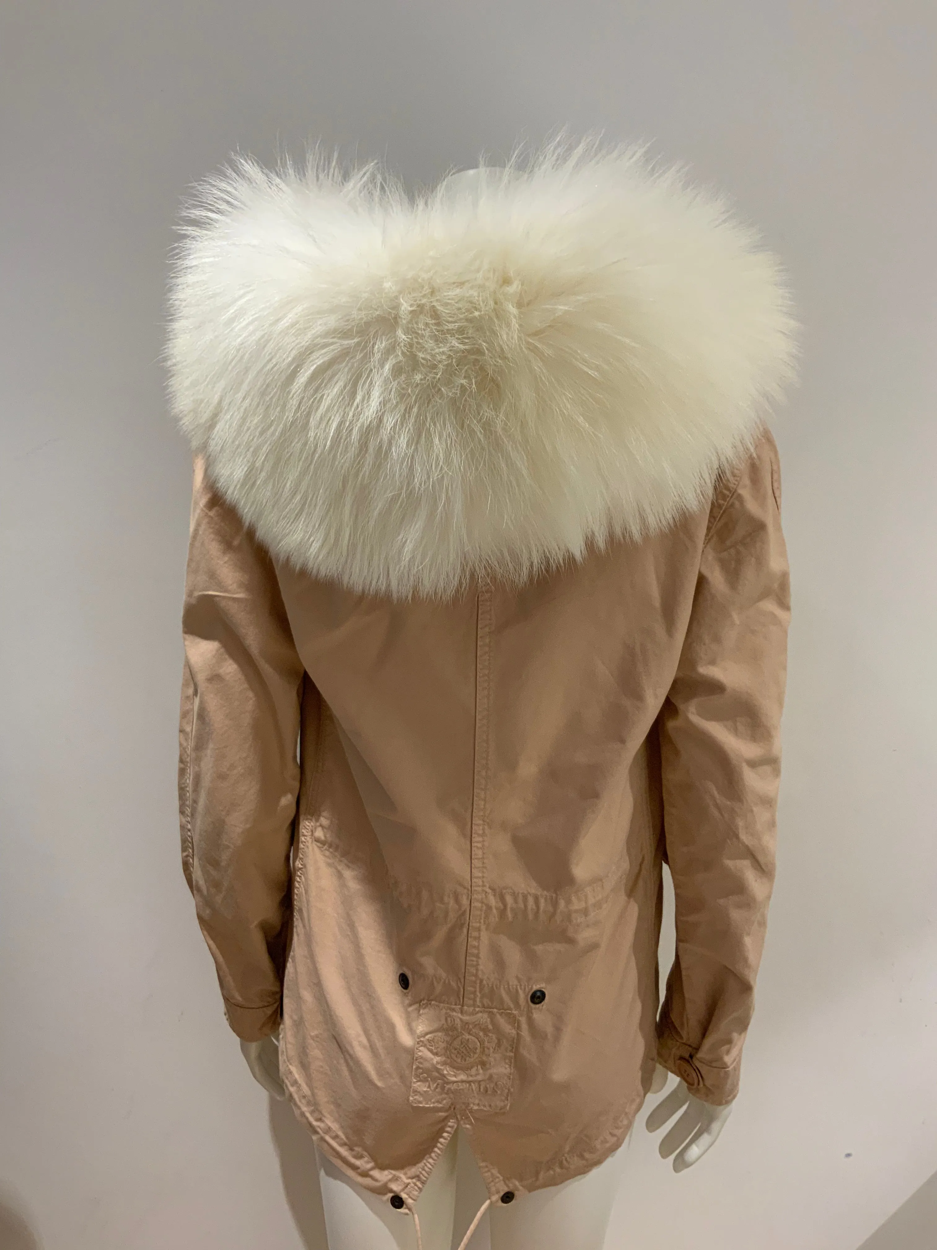 Mr & Mrs Italy Parka Fur Hooded Parka JACKET Size XS ladies