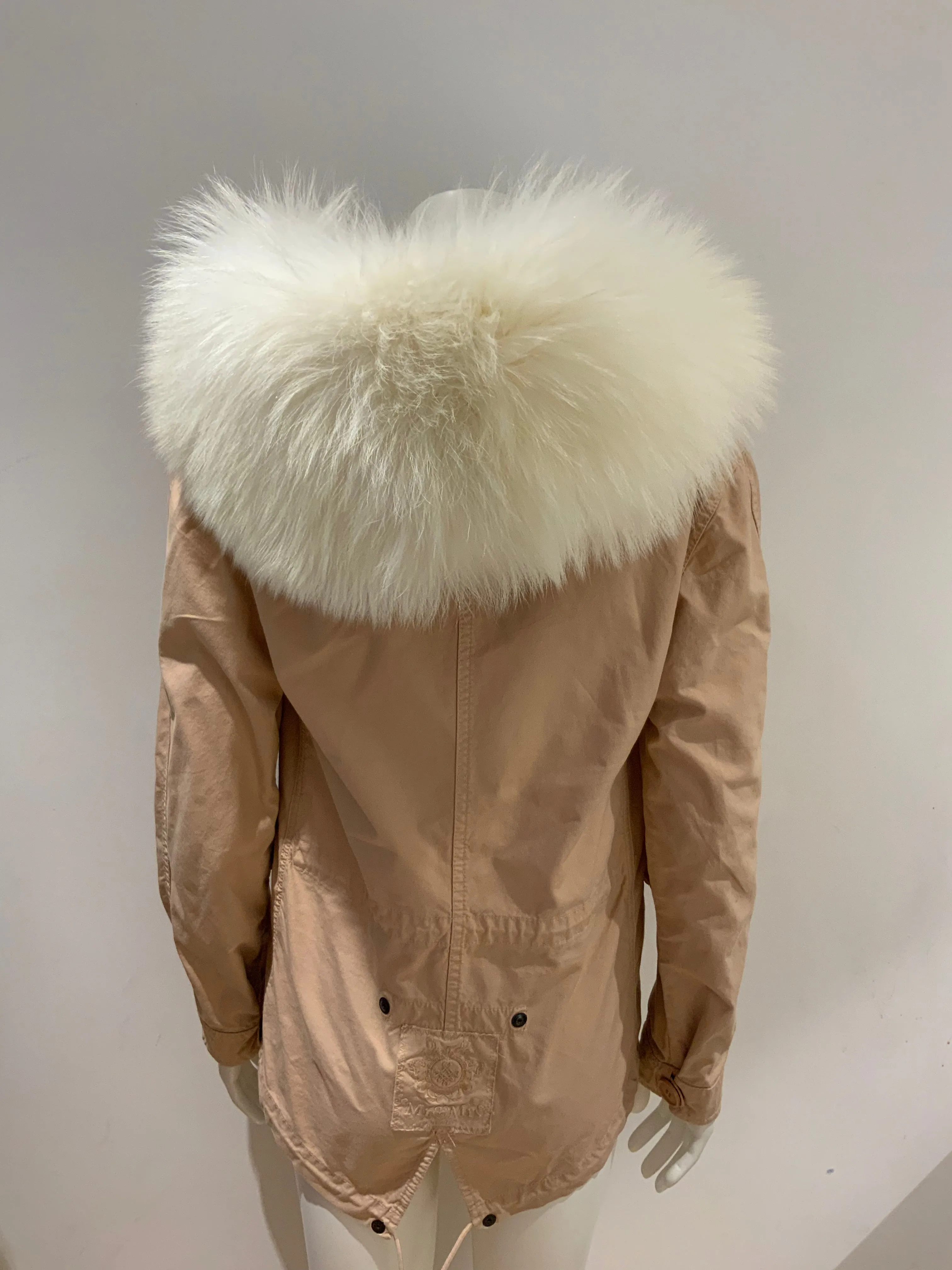 Mr & Mrs Italy Parka Fur Hooded Parka JACKET Size XS ladies