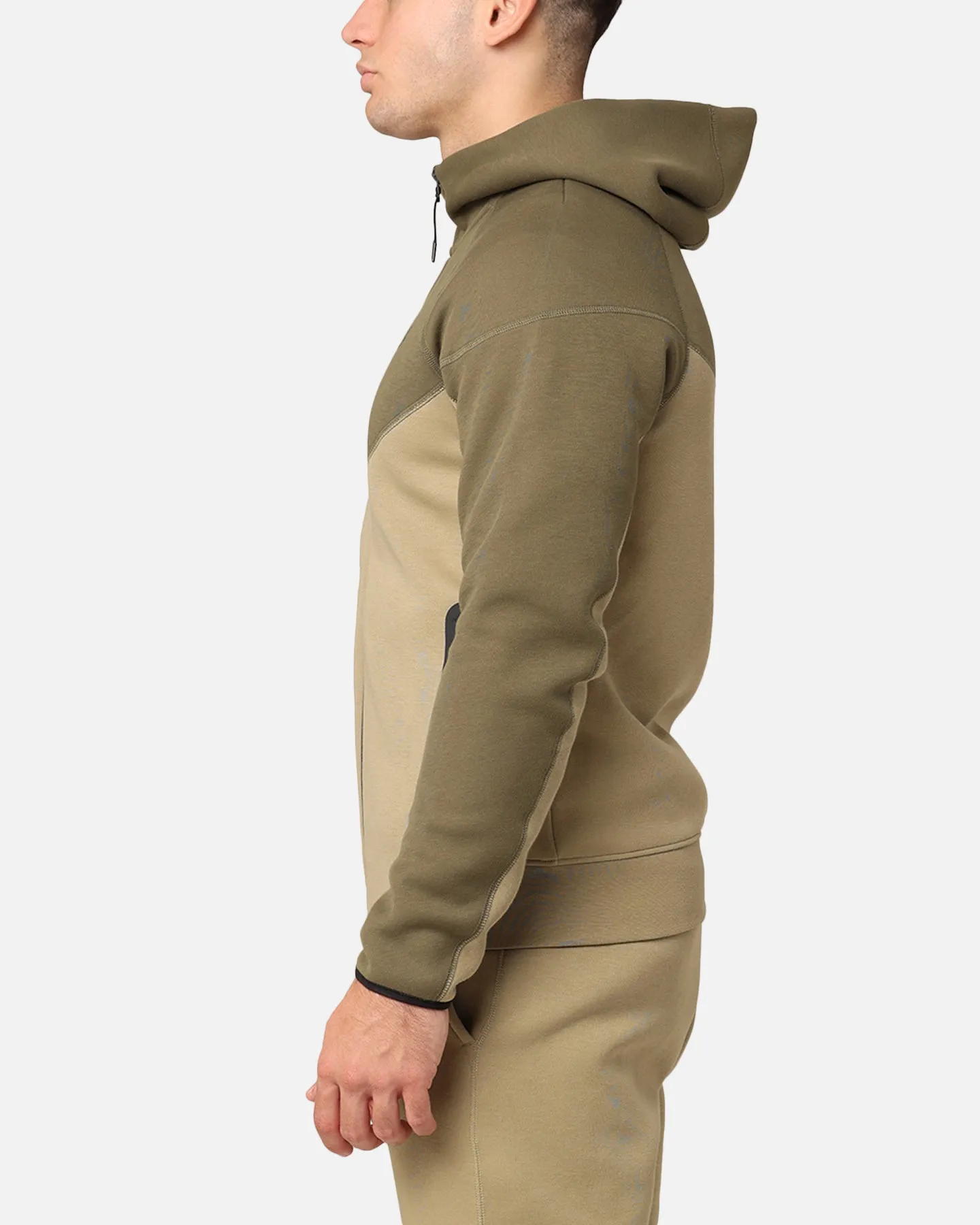 Nike Sportswear Tech Fleece Windrunner Full Zip Hoodie Neutral Olive