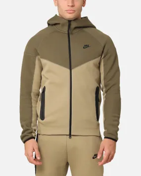 Nike Sportswear Tech Fleece Windrunner Full Zip Hoodie Neutral Olive
