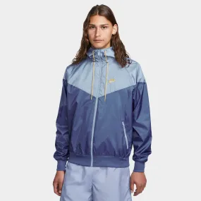 Nike Sportswear Windrunner Hooded Jacket Diffused Blue / Ashen Slate - Wheat Gold