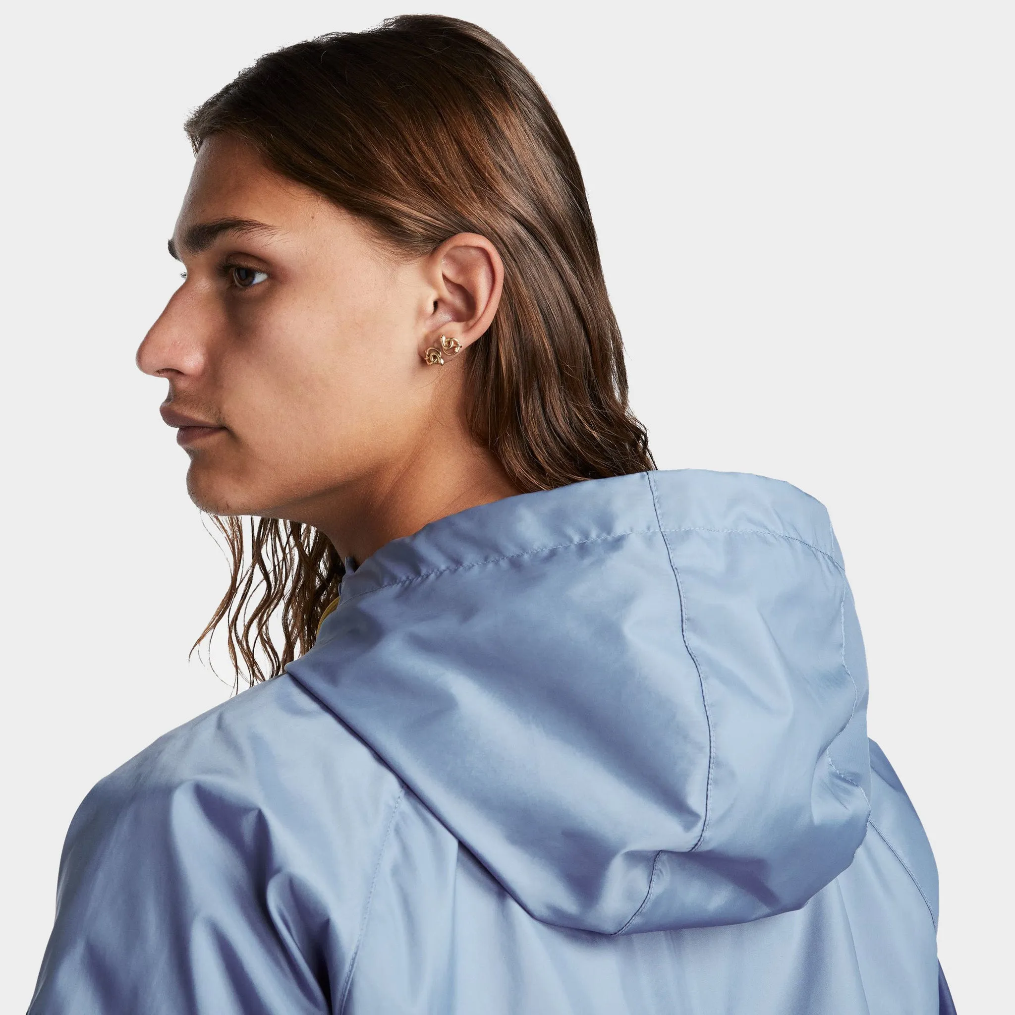 Nike Sportswear Windrunner Hooded Jacket Diffused Blue / Ashen Slate - Wheat Gold
