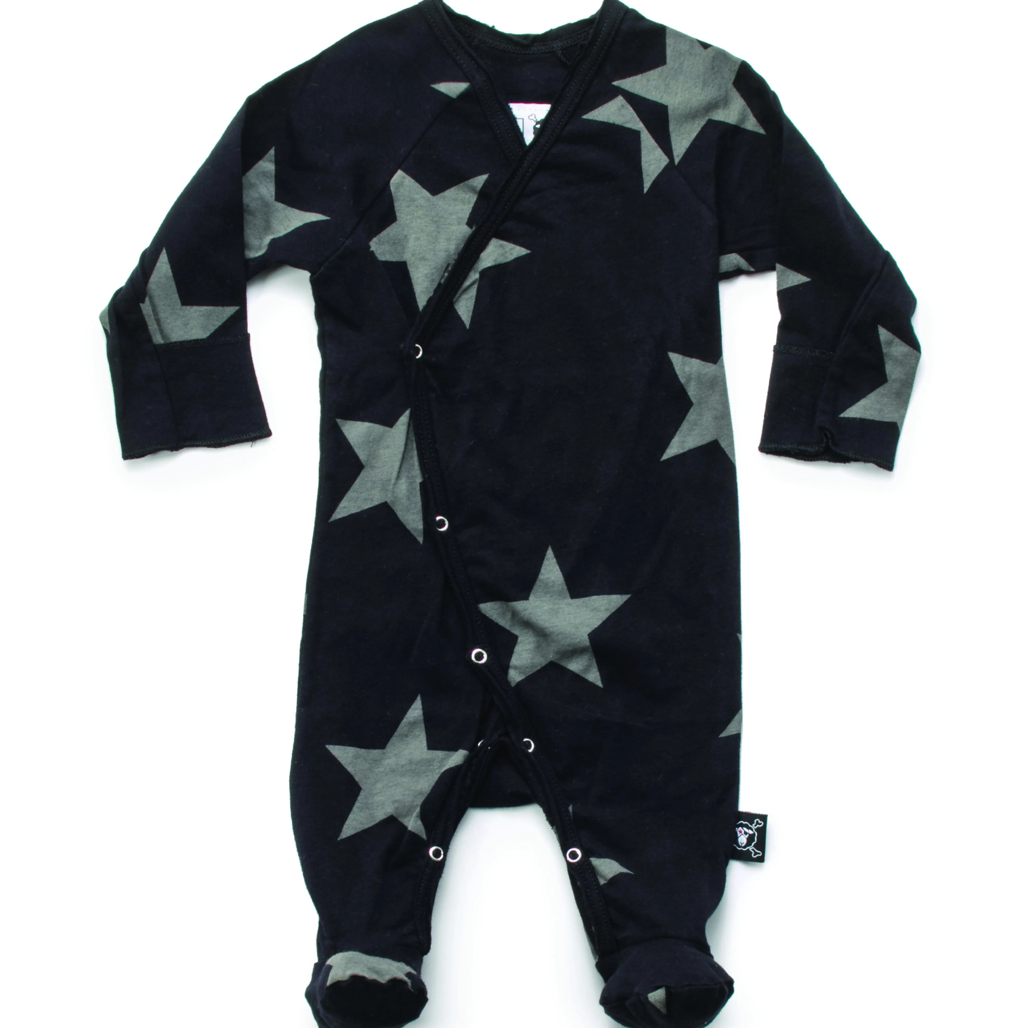 Nununu star footed envelope overall