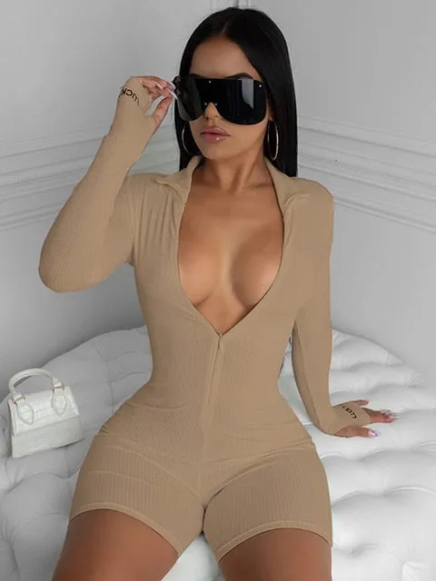 One Piece Turtleneck Jumpsuit