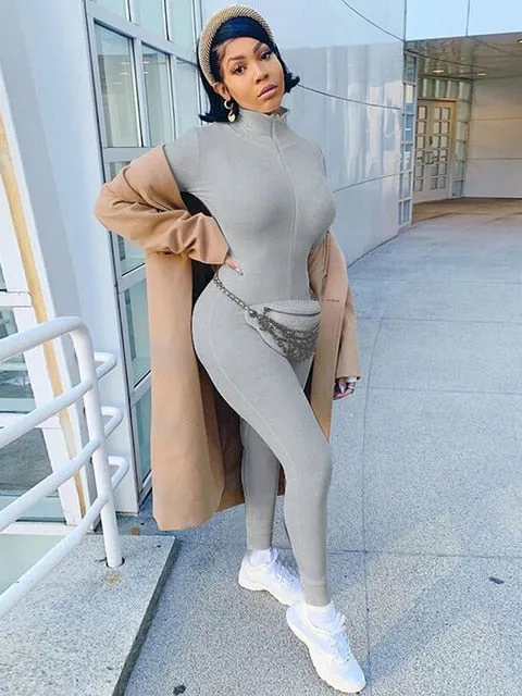 One Piece Turtleneck Jumpsuit